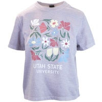 Women's Utah State Flower Cropped T-Shirt